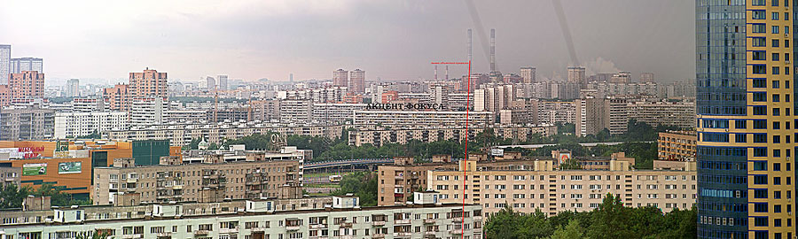 Эксперементальный фотоснимок сверхвысокого разрешения с объектной привязкой к местности.
Размер снимка 29299х22585 пикс.